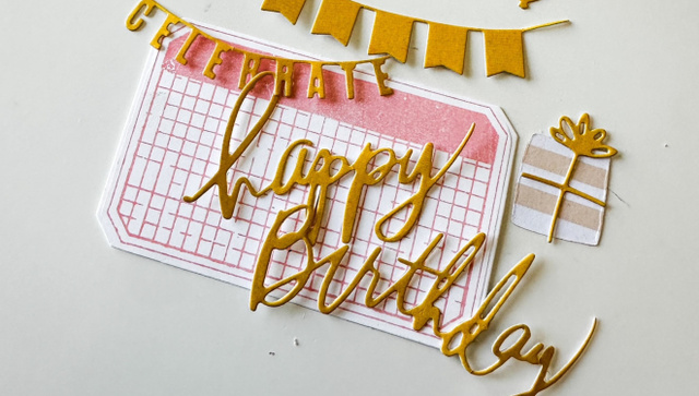 Metal Die Set : Birthday, 5 of 5