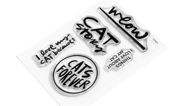 Cat 3×4 Stamp Set, 2 of 2