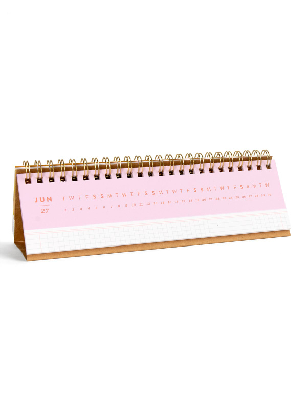 2027 Monthly Spiral Mini Desk Calendar, 6 of 7