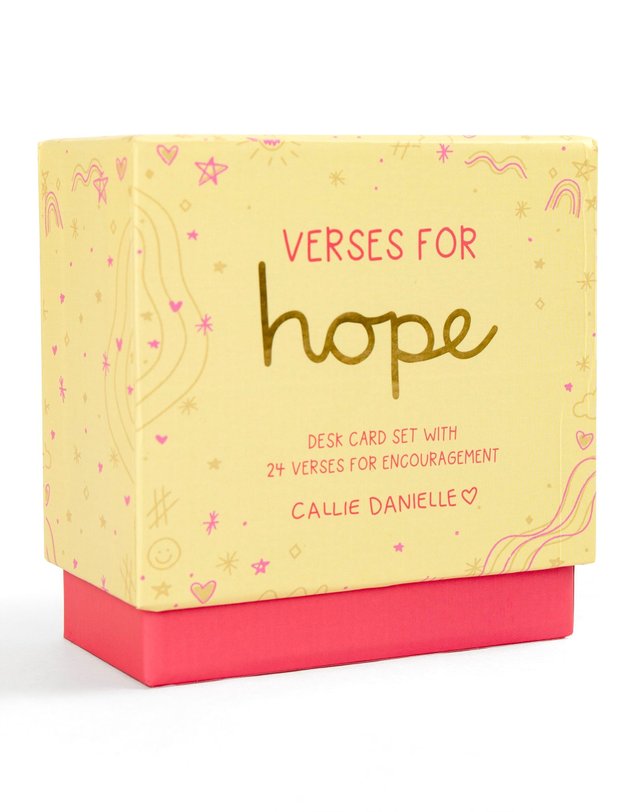 Verses For Hope – Bible Verse Card Set with Display Stand, 6 of 6