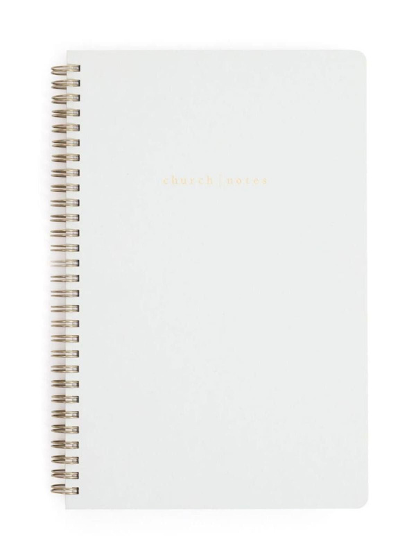 Dove Grey Bible Study Spiral Notebook, 1 of 13