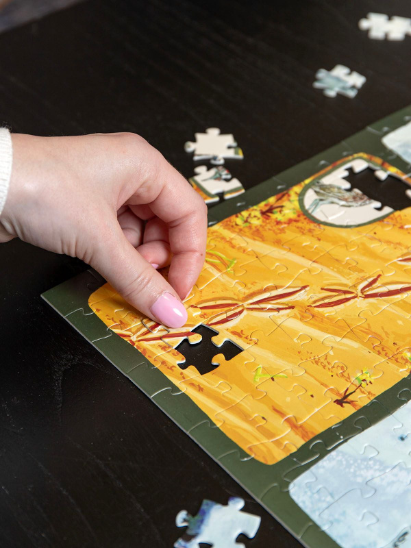 Animal Tracks Grid - 500 Piece Jigsaw Puzzle, 5 of 8