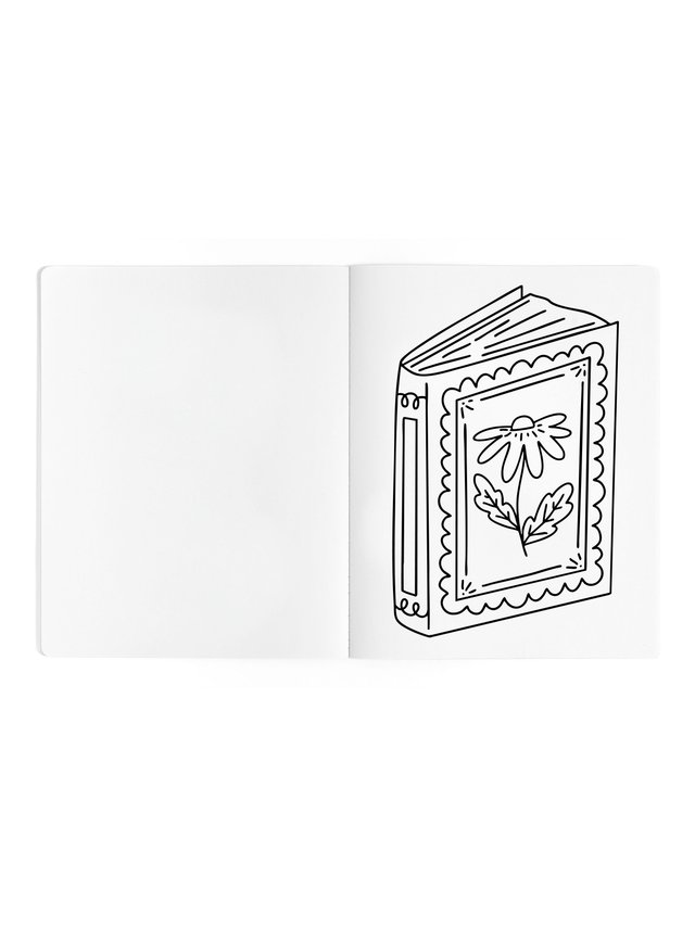 Cozy Book Nook Coloring Book, 4 of 4