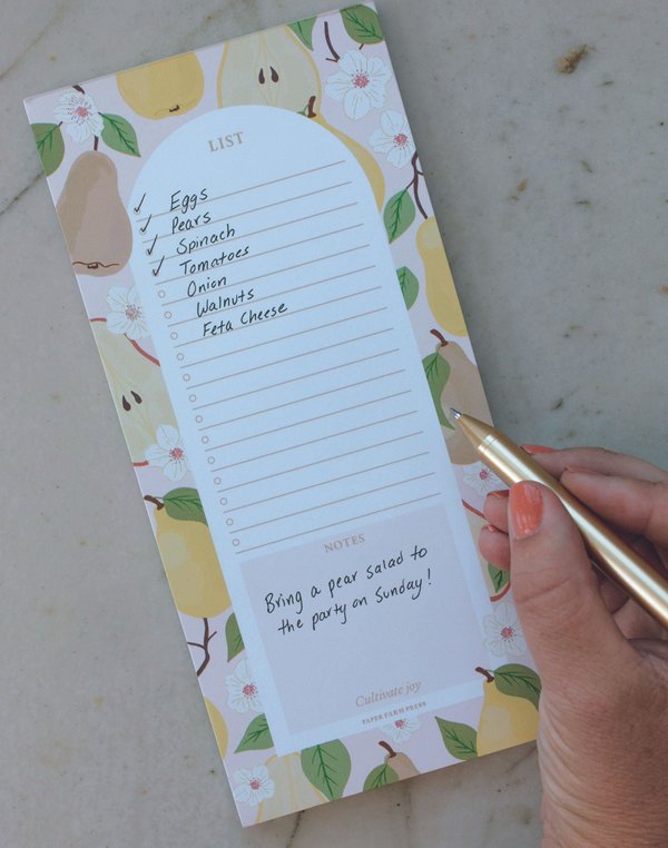 Pear Tree Notepad, 2 of 2