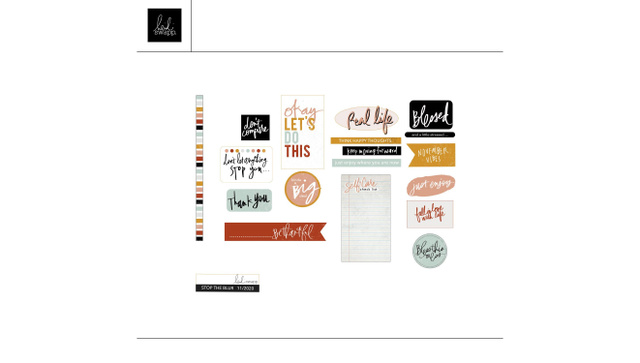 Stop The Blur November 2020 Digital Printable, 1 of 1