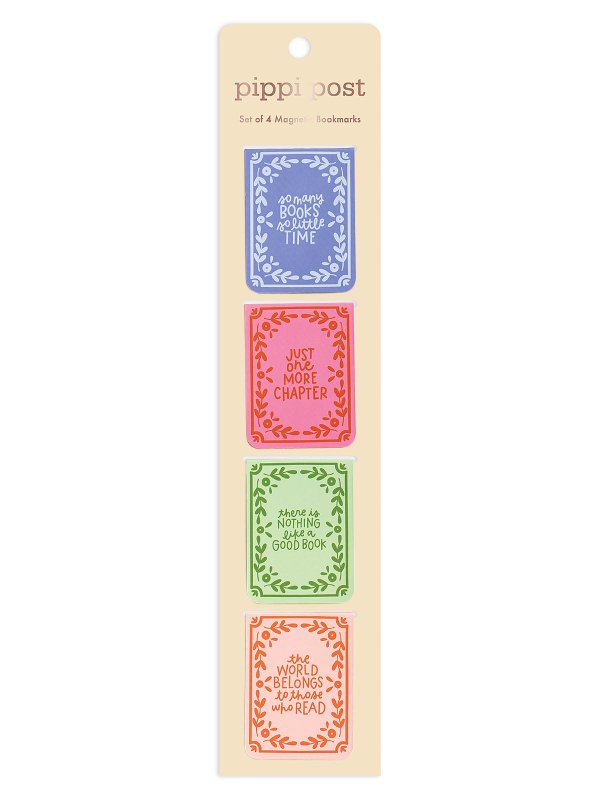 Book Lover Reading Quotes Magnetic Bookmarks Set of 4, 6 of 6