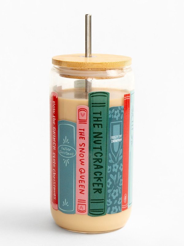 Holiday Books Glass Can, 5 of 6