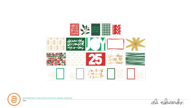 December Daily® 2026 Digital Specialty Journal Cards, 1 of 1