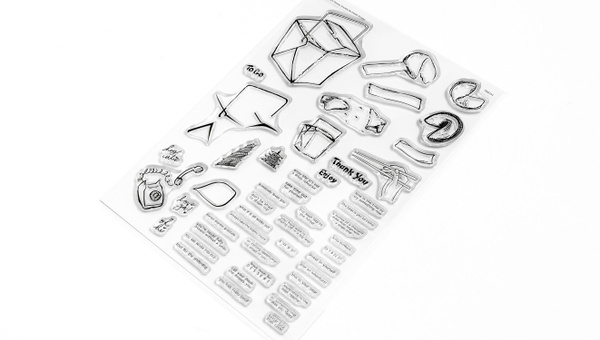 Stamp Set : 6×8 Fortune Cookies, 2 of 3