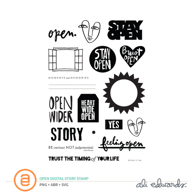Open Digital Story Stamp™, 1 of 1