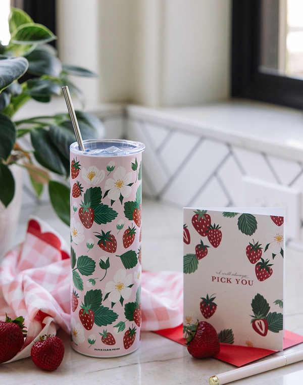 Strawberry Patch Tumbler, 4 of 6