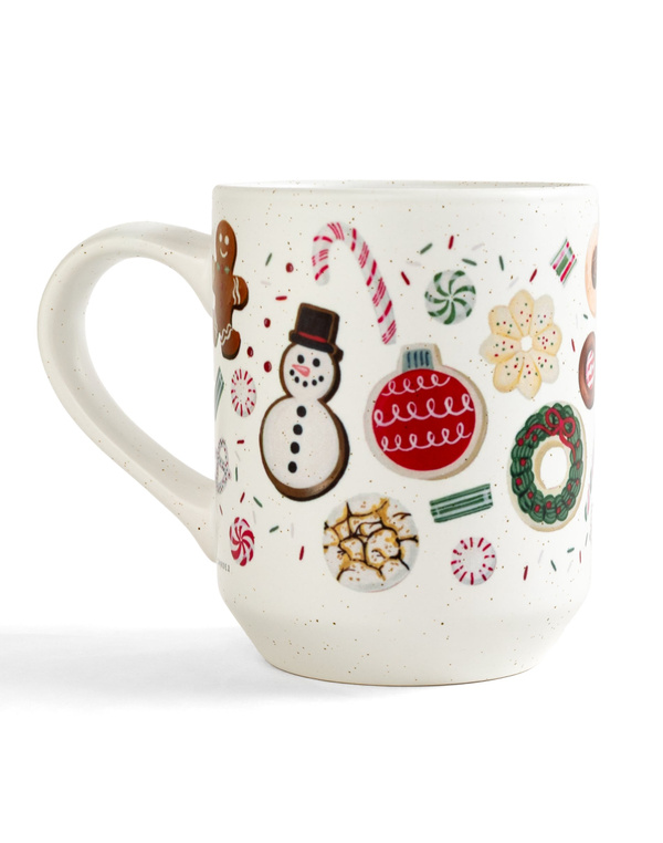 Sweet Holiday Christmas Cookies & Candy 14oz Ceramic Coffee Mug, 3 of 4