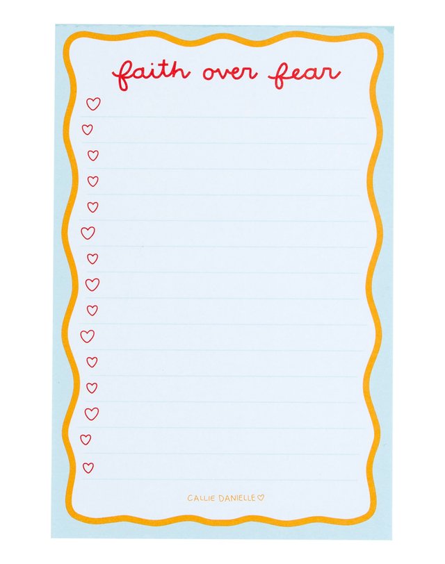 Faith Over Fear Notepad, 1 of 6