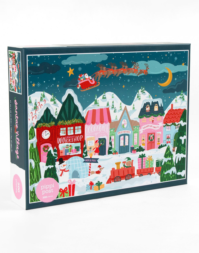 Santa's Village - 500 Piece Holiday Jigsaw Puzzle, 1 of 8