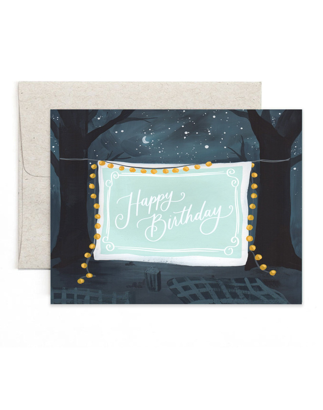 Movie Birthday Greeting Card, 1 of 1