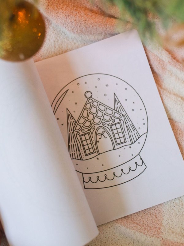 Cozy Christmas Coloring Book, 2 of 11