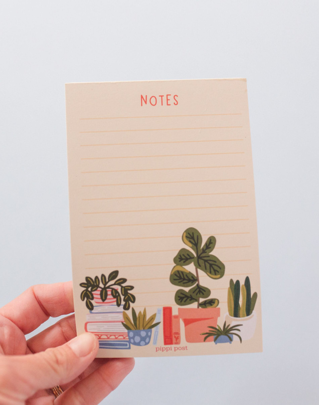Plants & Books Notepad, 1 of 2