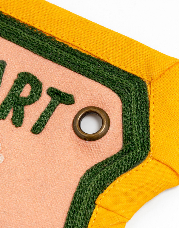 Wild At Heart Embroidered Canvas Banner, 6 of 6