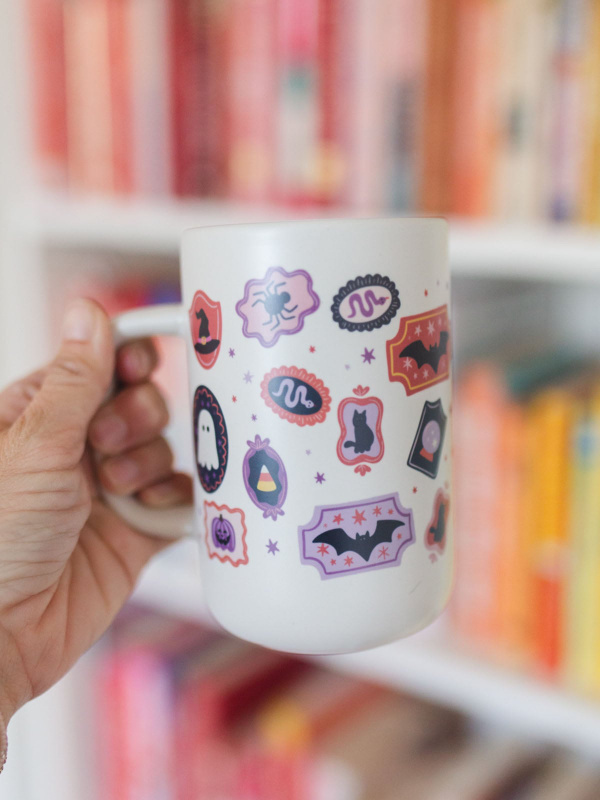 Spooky Cute Halloween Tall Ceramic Coffee Mug, 3 of 4