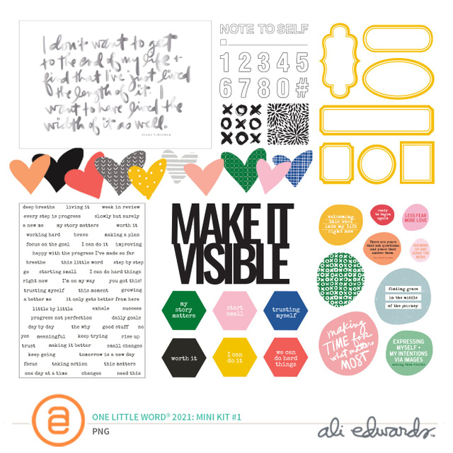 One Little Word® 2021 Digital Mini Kit #1, 1 of 1