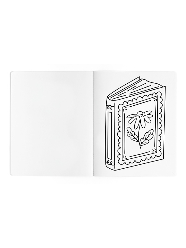 Cozy Book Nook Coloring Book, 4 of 4