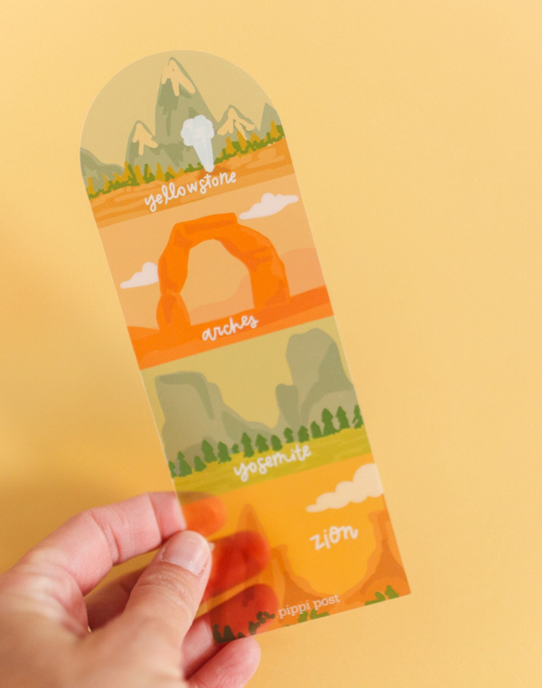 National Parks Transparent Bookmark, 1 of 5