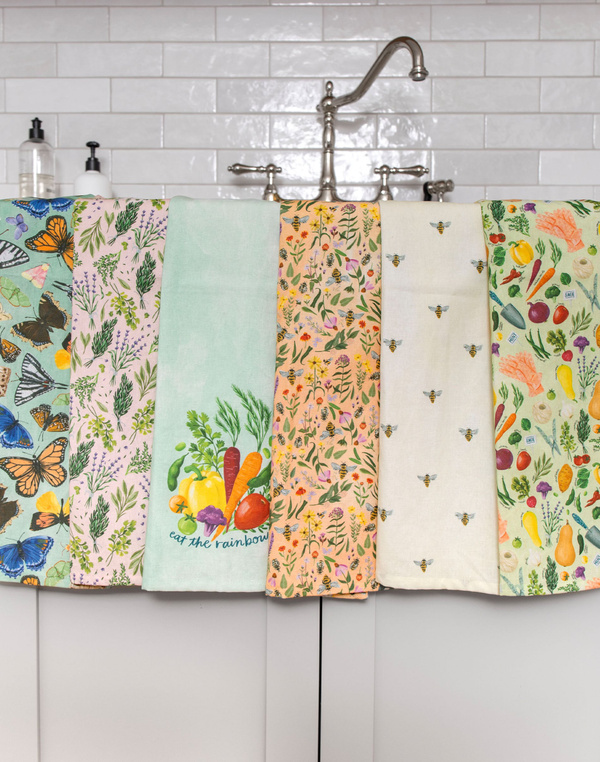 Flutter Friends Butterfly Kitchen Towel, 4 of 5