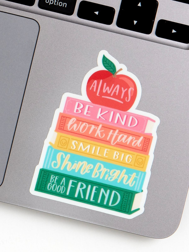Affirmations Book Stack Decal Sticker, 3 of 3