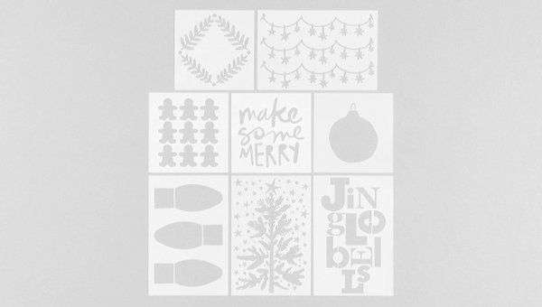 Make Some Merry Stencil Pack, 1 of 3