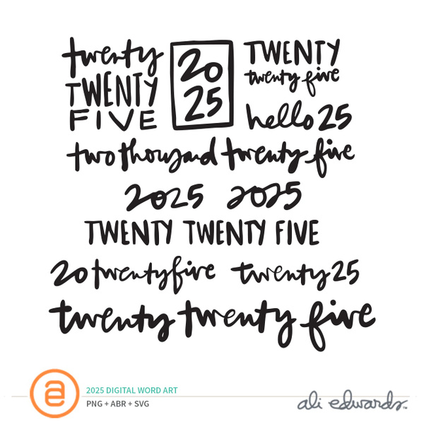 2025 Digital Word Art, 1 of 1