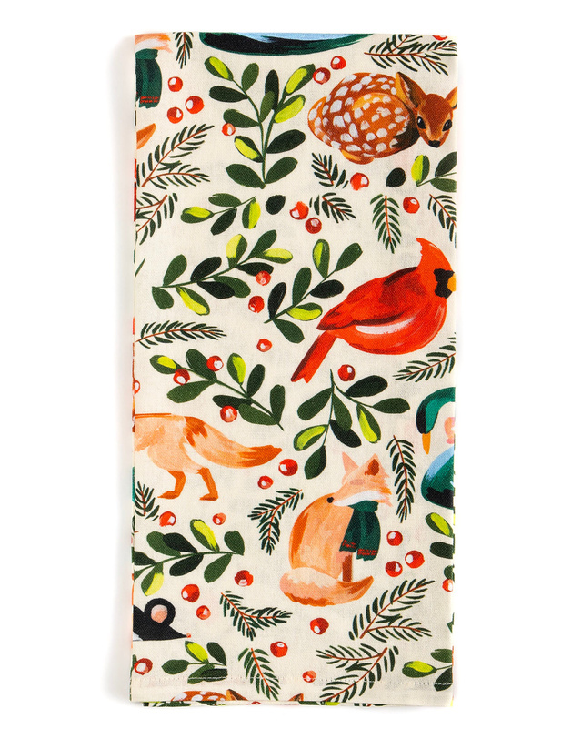 Woodland Animals Kitchen Towel, 4 of 4