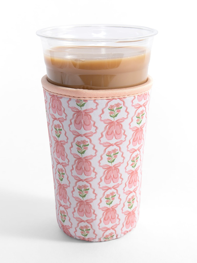 Ballet Slippers & Florals Dance Drink Sleeve, 3 of 4