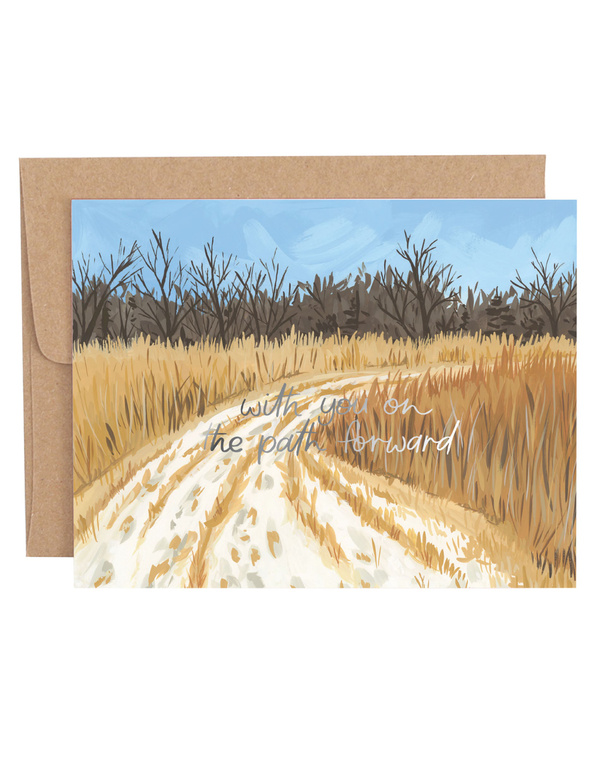 High Ridge Path Encouragement Greeting Card, 1 of 1