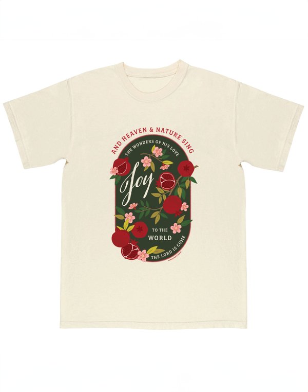 Pomegranate Faith Tee - Ivory, 2 of 2