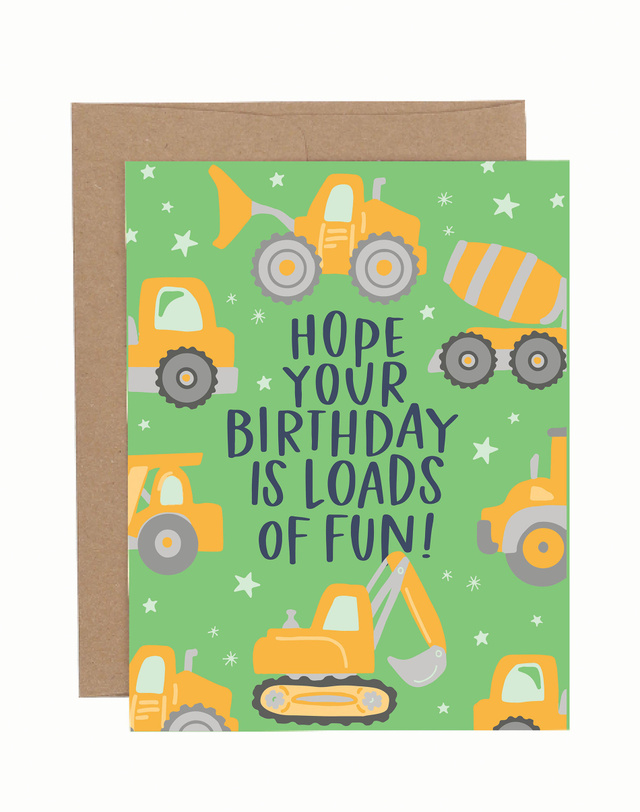 Loads of Fun Birthday Greeting Card, 1 of 1
