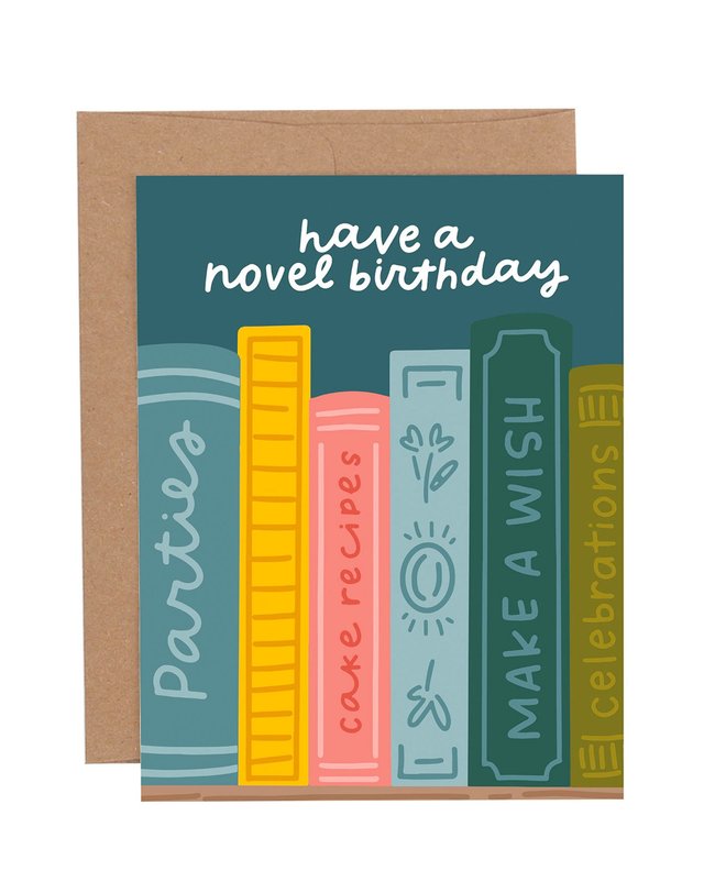 Novel Birthday Greeting Card, 1 of 1