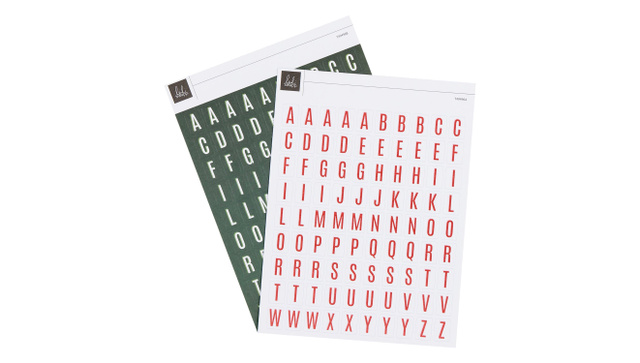 Jolly Holiday 6×8 Alphabet Sticker, 1 of 1