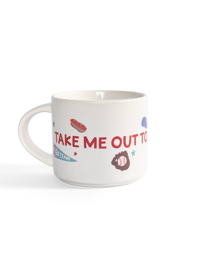 Take Me Out To The Ballgame Large Ceramic Mug, 3 of 6