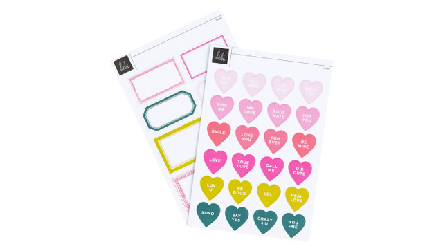 Dear Valentine 4×6 Labels & Hearts Cardstock Stickers, 1 of 1