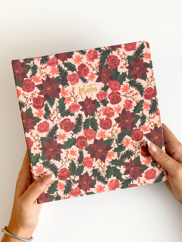 Poinsettias Heirloom Christmas Photo Album, 2 of 8