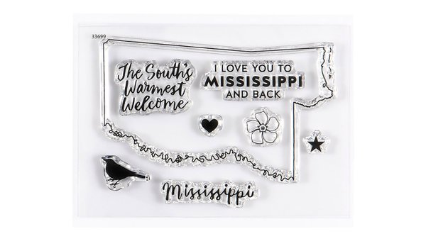 Stamp Set : 3×4 I Love Mississippi by Hello Forever, 1 of 1