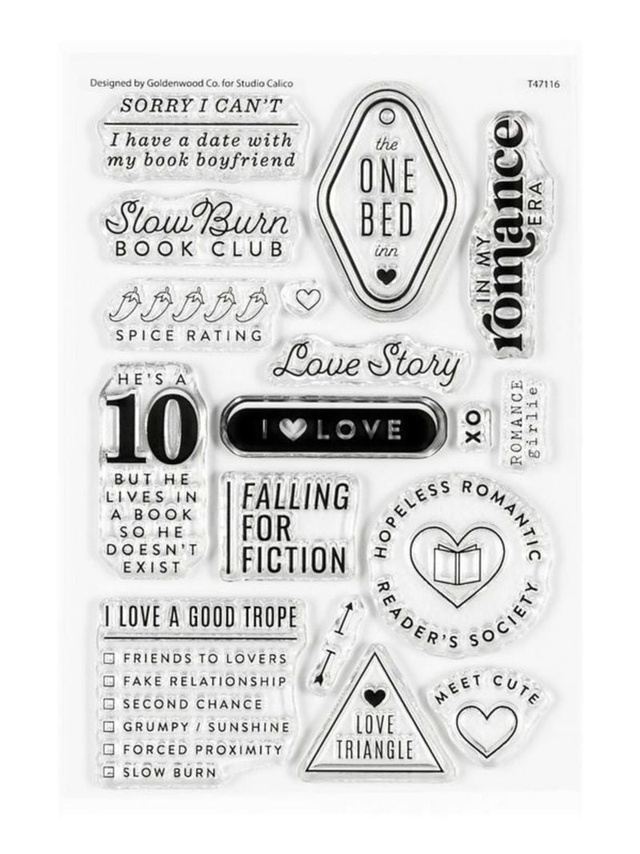 Stamp Set : 4×6 Romance Reader, 1 of 3