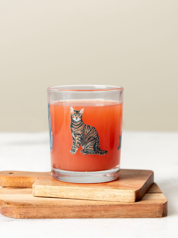 Devon Rex Cat & Feline Friends 7.5oz Short Juice Glass, 1 of 2