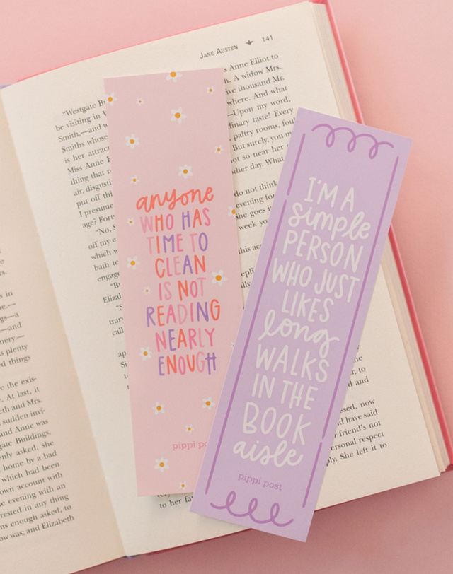 Long Walks in the Book Aisle Bookmark Set, 2 of 4