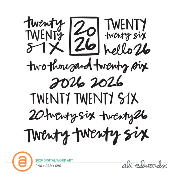 2026 Digital Word Art, 1 of 1