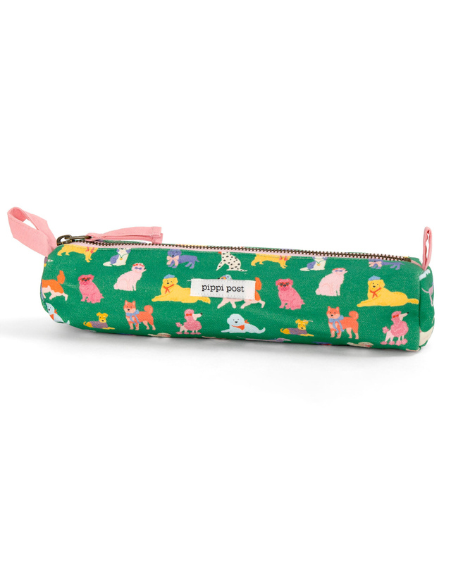 Dapper Dogs Canvas Pencil Pouch, 3 of 3