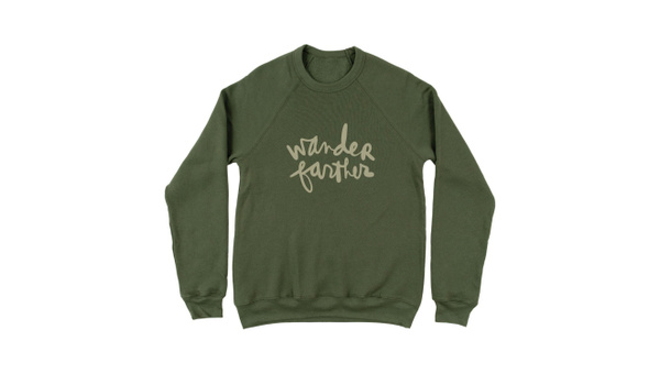 Wander Farther Sweatshirt - Green, 1 of 2