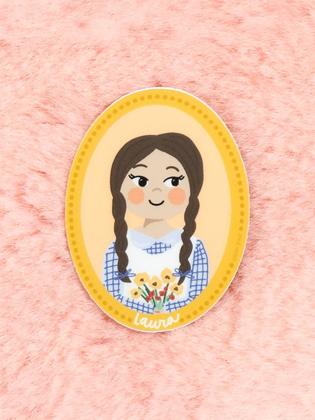 Little House on the Prairie Laura Ingalls Portrait Decal Sticker, 2 of 3