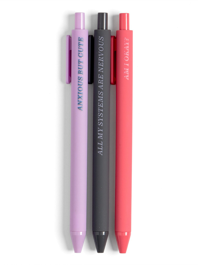 The All The Worries Gel Pen Set, 2 of 3