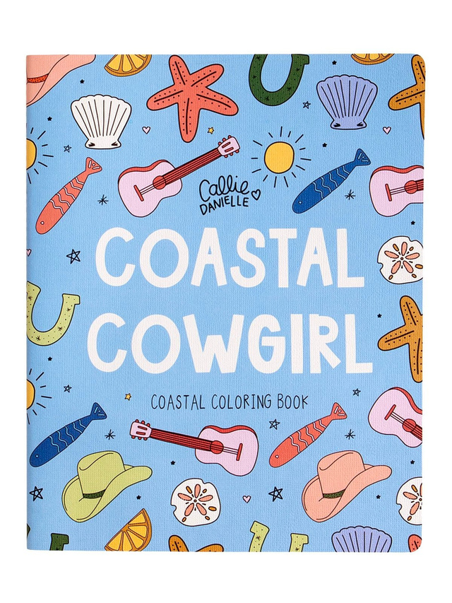 Coastal Cowgirl Beach & Western-Inspired Coloring Book, 1 of 5